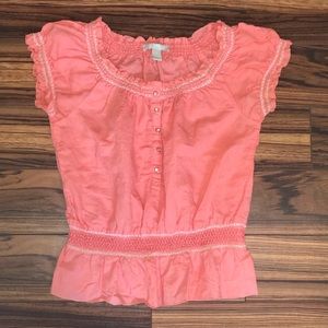 Donated - Coral Top, Size S